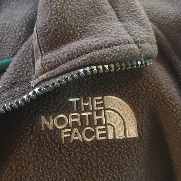 Brown The North Face Fleece Jacket - Picture 4 of 4